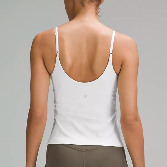 BNWT lululemon Align Waist-Length Cami Tank Top A/B Cup | White, Size 6 - Picture 2 of 3